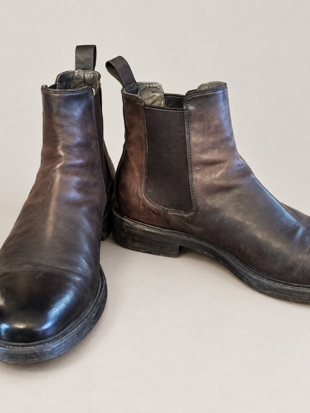 To Boot New York - Largo Dark Brown Calf Chelsea Boots 10.5